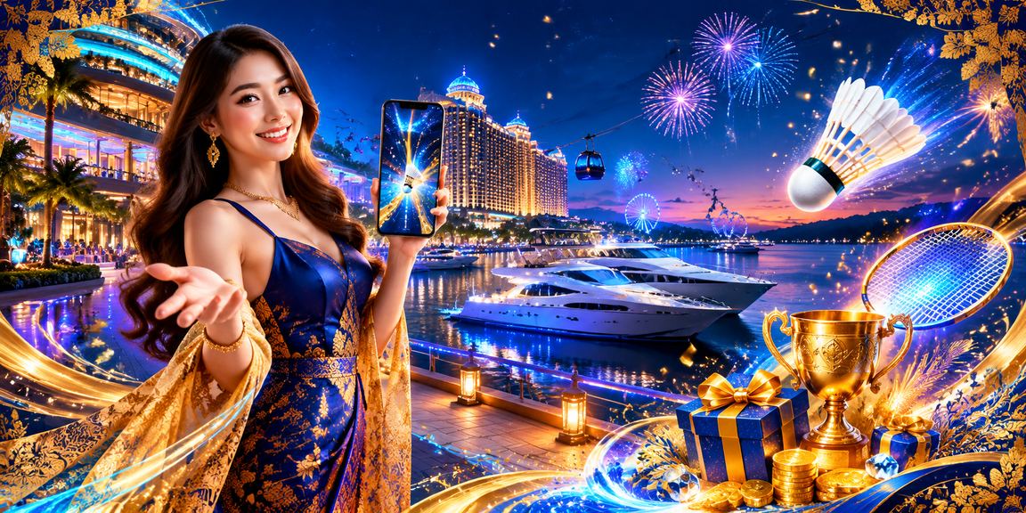 Pengguna Genting Highlands bermain aplikasi kasino fly99 dengan reka bentuk batik Malaysia