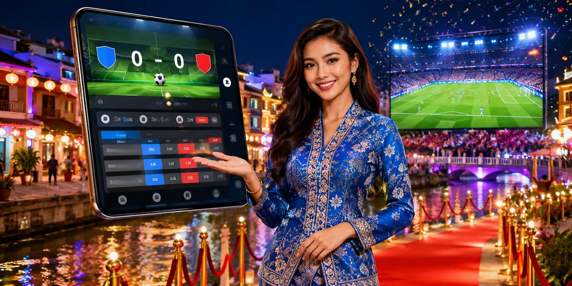 Pemain Malaysia dalam baju kurung menyemak tip pertaruhan bola sepak di fly99