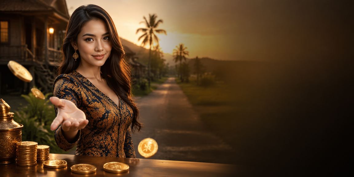 Permainan kad rummy berlatarbelakang batik Malaysia menggambarkan budaya tempatan